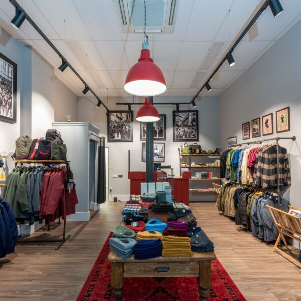 Refurbishment of clothing store in Glasgow